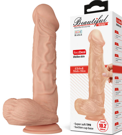BAILE - BELLE RENCONTRE BERGRISI GODE RÉALISTE FLEXIBLE 26 CM NATUREL by BAILE DILDOS