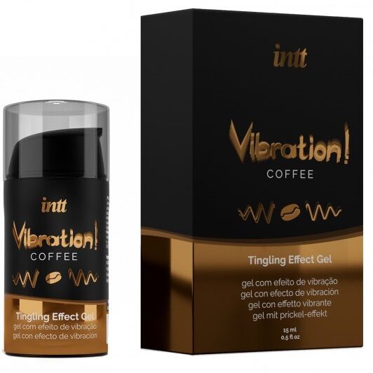 INTT MASSAGE & ORAL SEX - GEL DE MASSAGE SAVEUR CAFÉ EFFET CHAUD by INTT MASSAGE & ORAL SEX