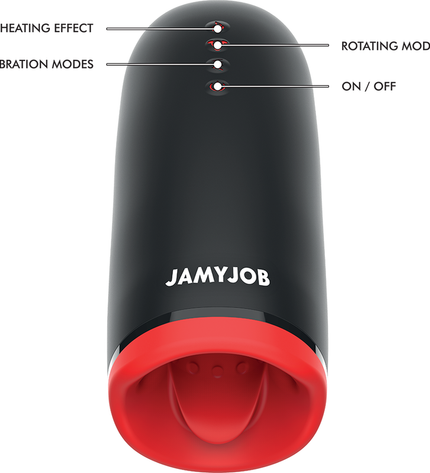 JAMYJOB - MASTURBATEUR CHAUFFANT ET ROTATION SPIN-X by JAMYJOB