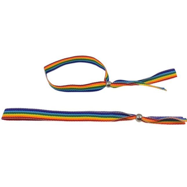PRIDE - BRACELET BALLE EN ARGENT DRAPEAU LGBT by PRIDE