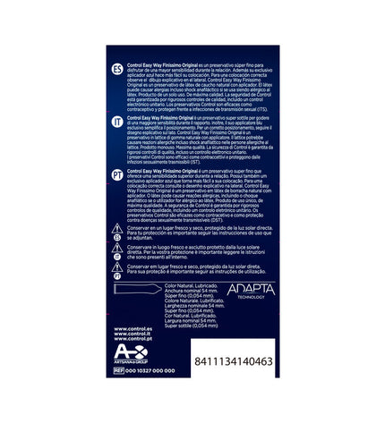 CONTROL - ADAPTA EASY WAY FINISSIMO 10 UNITÉS by CONTROL CONDOMS