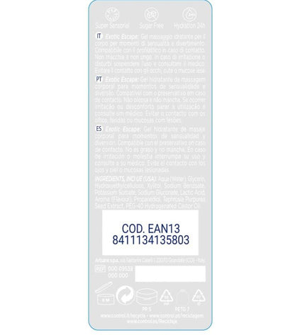 CONTROL - 2 EN 1 MASSAGE & PLAISIR EXOTIQUE 200 ML - Concombre Boutique