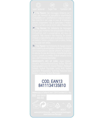 CONTROL - 2 EN 1 MASSAGE & PLAISIR THAI PASSION 200 ML - Concombre Boutique