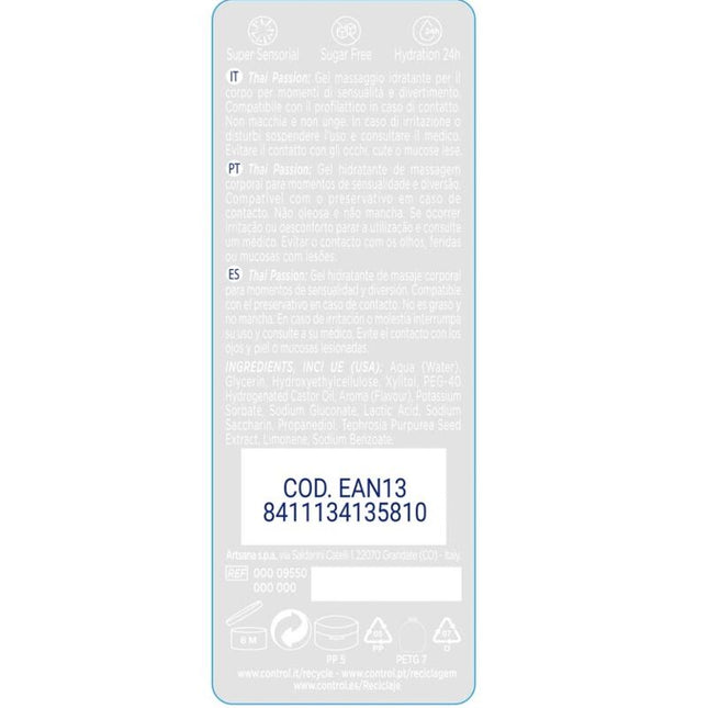 CONTROL - 2 EN 1 MASSAGE & PLAISIR THAI PASSION 200 ML - Concombre Boutique