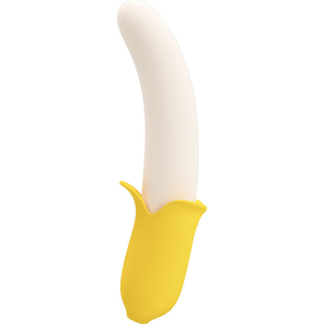 PRETTY LOVE - BANANA GEEK SUPER POWER 7 VIBRATIONS UP&DOWN SILICONE NOIR by PRETTY LOVE