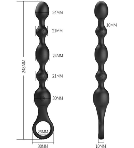 PRETTY LOVE - BALLES ANAL VAN 10 VIBRATIONS RECHARGEABLES EN SILICONE by PRETTY LOVE