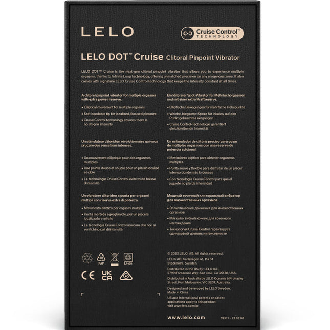 LELO - STIMULATEUR DE CLITORIS DOT CRUISE JAUNE by LELO
