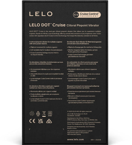 LELO - STIMULATEUR DE CLITORIS DOT CRUISE JAUNE by LELO
