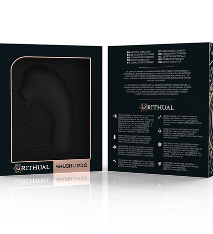 RITHUAL - STIMULATEUR DE CLITORIS DE POCHE SHUSHU PRO 2 MOTEURS JET PUISSANTS by RITHUAL