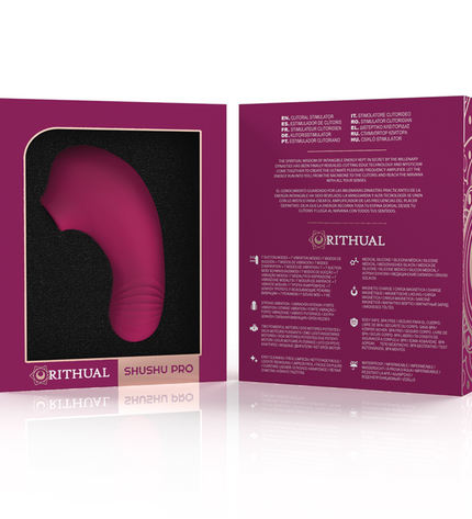 RITHUAL - STIMULATEUR DE CLITORIS DE POCHE SHUSHU PRO 2 PUISSANTS MOTEURS DORCHIDÉES by RITHUAL