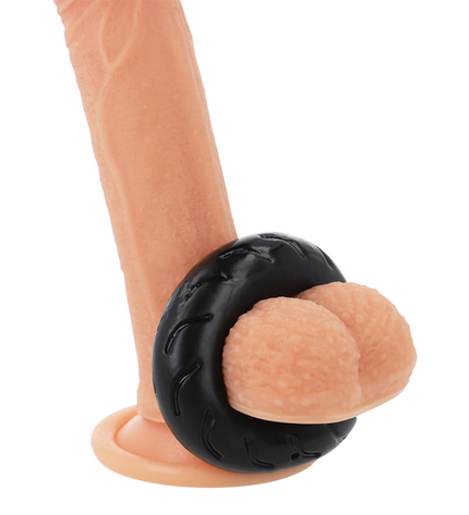 POWERING - ANNEAU PÉNIS SUPER FLEXIBLE ET RÉSISTANT 5CM PR08 NOIR by POWERING