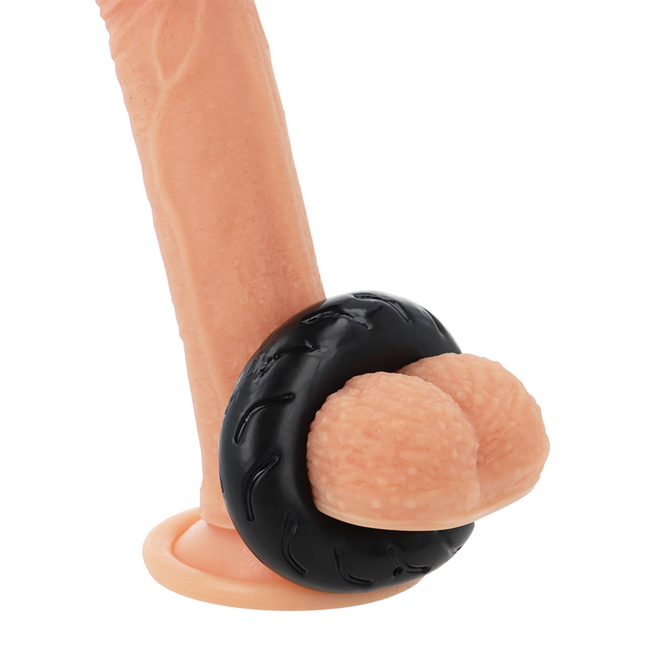POWERING - ANNEAU PÉNIS SUPER FLEXIBLE ET RÉSISTANT 5CM PR08 NOIR by POWERING