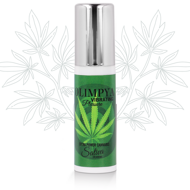 OLIMPYA - VIBRATING PLEASURE CANNABIS EXTRA SATIVA - Concombre Boutique