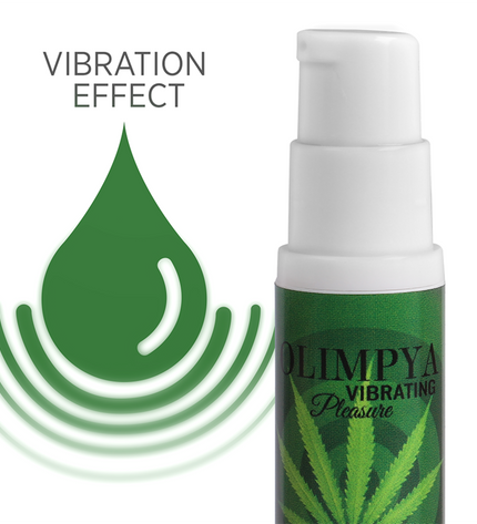 OLIMPYA - VIBRATING PLEASURE CANNABIS EXTRA SATIVA - Concombre Boutique