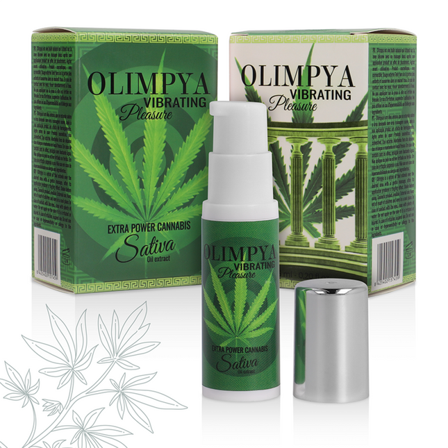 OLIMPYA - VIBRATING PLEASURE CANNABIS EXTRA SATIVA - Concombre Boutique
