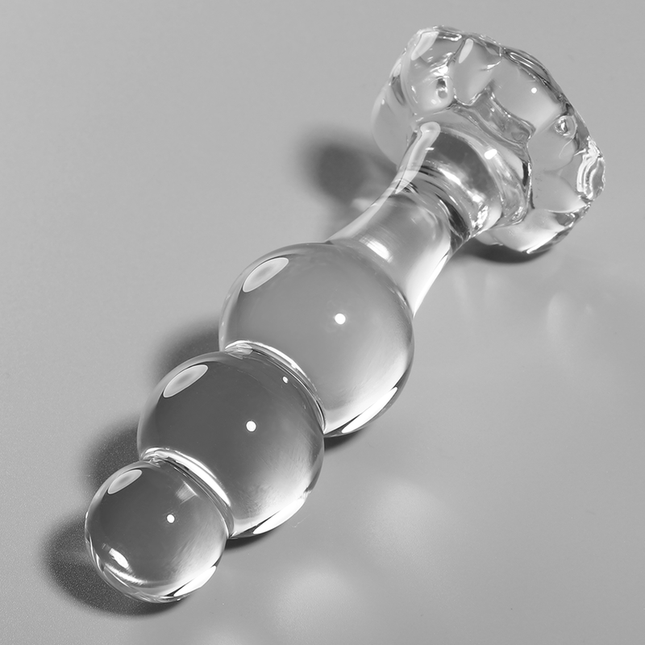 NEBULA SERIES BY IBIZA - MODÈLE 1 BOUCHON EN VERRE BOROSILICATE TRANSPARENT 10.5 CM -O- 3 CM by NEBULA SERIES BY IBIZA