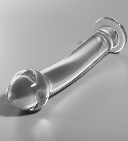 NEBULA SERIES BY IBIZA - MODÈLE 11 GODE EN VERRE BOROSILICATE CLAIR 16 CM -O- 3 CM by NEBULA SERIES BY IBIZA