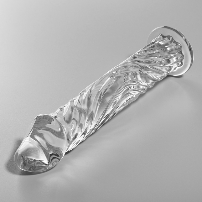 NEBULA SERIES BY IBIZA - MODÈLE 12 GODE EN VERRE BOROSILICATE CLAIR 17 CM -O- 3.5 CM by NEBULA SERIES BY IBIZA