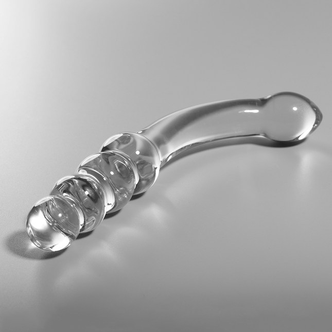 NEBULA SERIES BY IBIZA - MODÈLE 14 GODE EN VERRE BOROSILICATE CLAIR 18.5 CM -O- 3 CM by NEBULA SERIES BY IBIZA