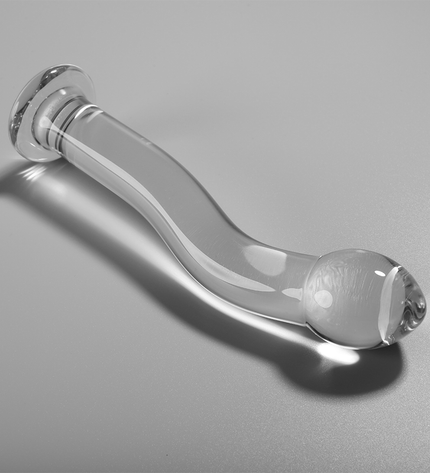 NEBULA SERIES BY IBIZA - MODÈLE 18 GODE EN VERRE BOROSILICATE CLAIR 18.5 CM -O- 3.5 CM by NEBULA SERIES BY IBIZA