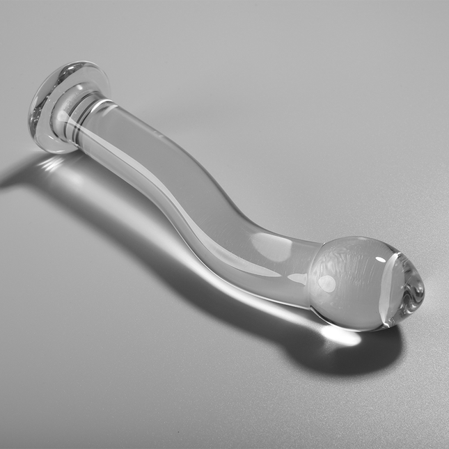 NEBULA SERIES BY IBIZA - MODÈLE 18 GODE EN VERRE BOROSILICATE CLAIR 18.5 CM -O- 3.5 CM by NEBULA SERIES BY IBIZA