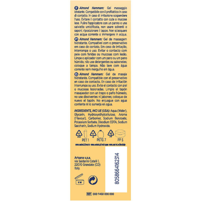 CONTROL - GEL DE MASSAGE HAMMAM AUX AMANDES 3 EN 1 200 ML by CONTROL LUBES
