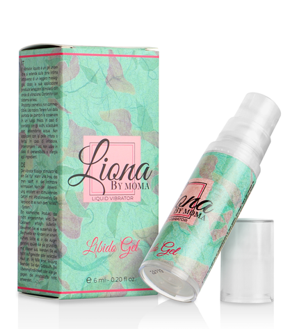 LIONA BY MOMA - VIBRATEUR LIQUIDE LIBIDO GEL 6 ML - Concombre Boutique