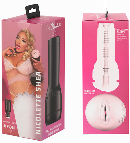 KIIROO - KEON + FEEL NICOLETTE SHEA STROKER + LUBRIFIANT DE QUALITÉ AQUA 50 ML by KIIROO