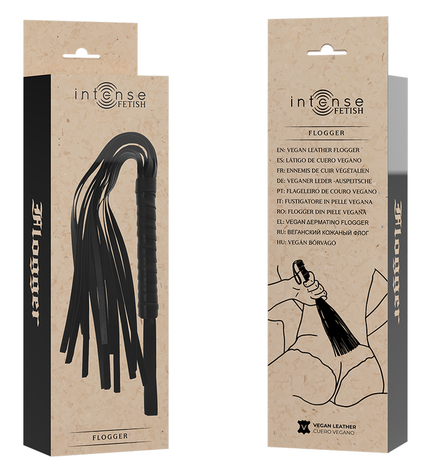 INTENSE - FETISH FLOGGER EN CUIR VÉGÉTALIEN by INTENSE FETISH