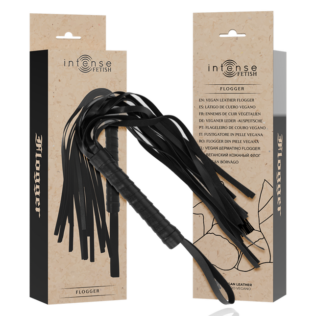 INTENSE - FETISH FLOGGER EN CUIR VÉGÉTALIEN by INTENSE FETISH