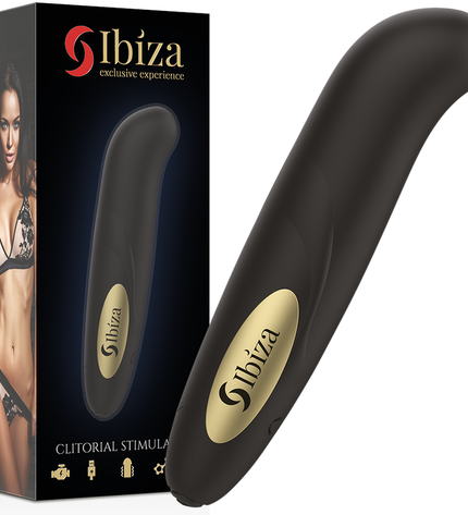 IBIZA - STIMULATEUR DE CLITORIS CHARGEUR USB 10 MODES DE VIBRATION DORÉ 13 X 2,9 CM by IBIZA TECHNOLOGY