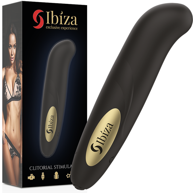 IBIZA - STIMULATEUR DE CLITORIS CHARGEUR USB 10 MODES DE VIBRATION DORÉ 13 X 2,9 CM by IBIZA TECHNOLOGY