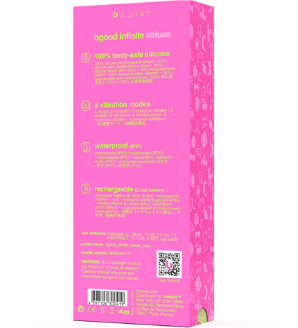 B SWISH - VIBRATEUR RECHARGEABLE B SWISH - BGOOD INFINITE DELUXE SILICONE ROSE by B SWISH