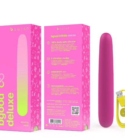 B SWISH - VIBRATEUR RECHARGEABLE B SWISH - BGOOD INFINITE DELUXE SILICONE ROSE by B SWISH