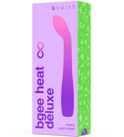 B SWISH - VIBRATEUR RECHARGEABLE BGEE HEAT INFINITE DELUXE LAVANDE SILICONE by B SWISH
