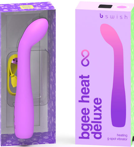 B SWISH - VIBRATEUR RECHARGEABLE BGEE HEAT INFINITE DELUXE LAVANDE SILICONE by B SWISH