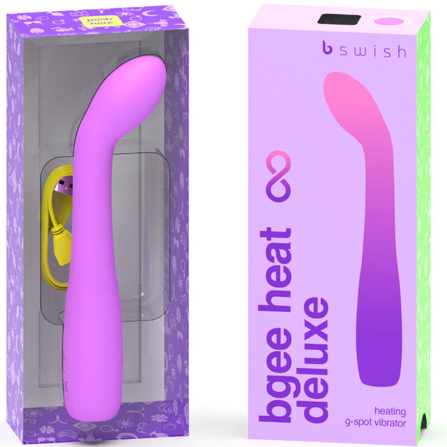 B SWISH - VIBRATEUR RECHARGEABLE BGEE HEAT INFINITE DELUXE LAVANDE SILICONE by B SWISH