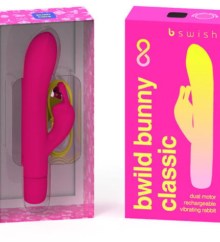 B SWISH - VIBRATEUR RECHARGEABLE CLASSIQUE BWILD BUNNY INFINITE SILICONE ROSE by B SWISH