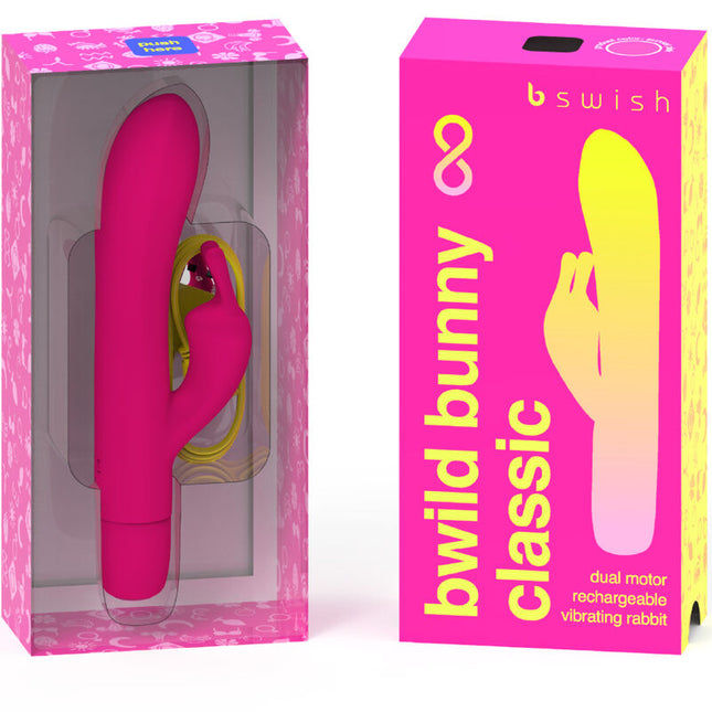 B SWISH - VIBRATEUR RECHARGEABLE CLASSIQUE BWILD BUNNY INFINITE SILICONE ROSE by B SWISH