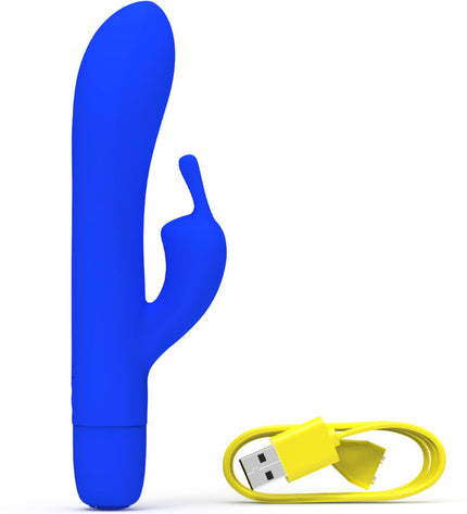 B SWISH - VIBRATEUR RECHARGEABLE CLASSIQUE BWILD BUNNY INFINITE SILICONE BLEU by B SWISH