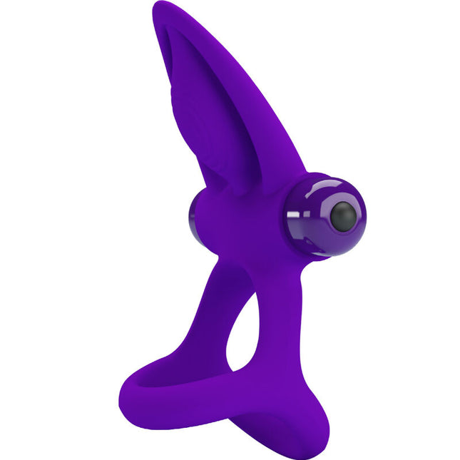 PRETTY LOVE - ANNEAU VIBRATEUR 10 VIBRATIONS SILICONE VIOLETTE by PRETTY LOVE MALE