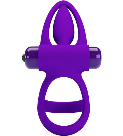 PRETTY LOVE - ANNEAU VIBRATEUR 10 VIBRATIONS SILICONE VIOLETTE by PRETTY LOVE MALE