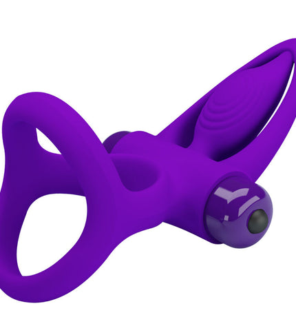 PRETTY LOVE - ANNEAU VIBRATEUR 10 VIBRATIONS SILICONE VIOLETTE by PRETTY LOVE MALE