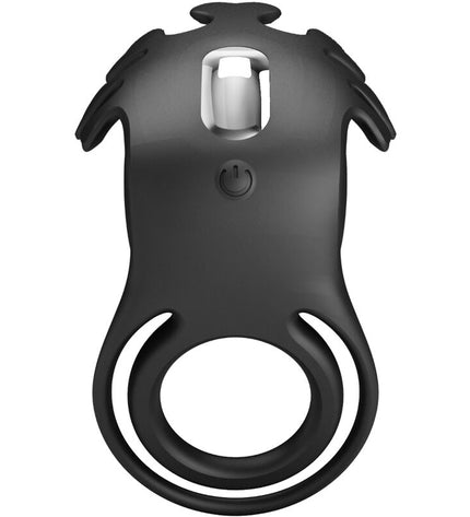 PRETTY LOVE - ANNEAU VIBRATEUR RUBEN 7 VIBRATIONS SILICONE NOIR by PRETTY LOVE MALE