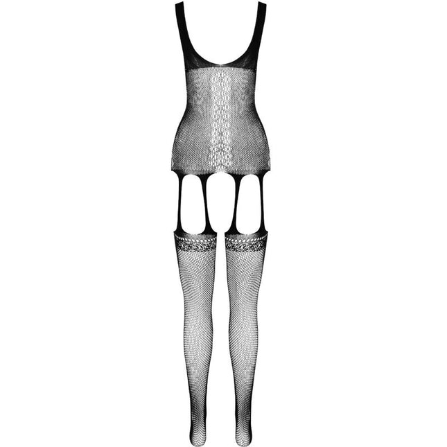 PASSION - BODYSTOCKING ECO COLLECTION ECO BS007 NOIR by PASSION WOMAN BODYSTOCKINGS