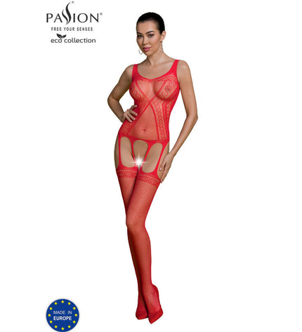 PASSION - BODYSTOCKING ECO COLLECTION ECO BS007 NOIR by PASSION WOMAN BODYSTOCKINGS