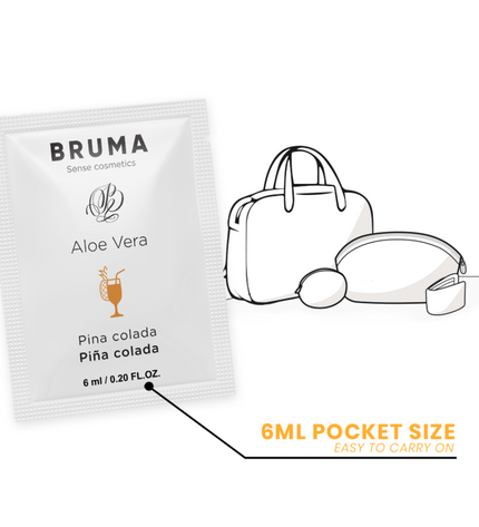 BRUMA - GEL GLISSANT À L''ALOE VERA SAVEUR PINA COLADA 6 ML by BRUMA