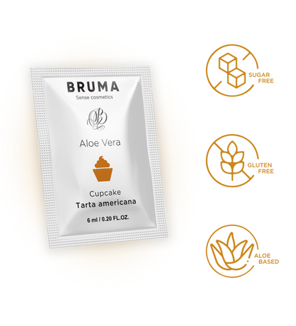 BRUMA - GEL GLISSANT À L''ALOE VERA SAVEUR CUPCAKE 6 ML by BRUMA