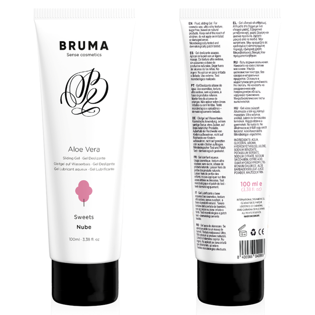 BRUMA - GEL GLISSANT À L'ALOE VERA SAVEUR BONBONS 100 ML by BRUMA