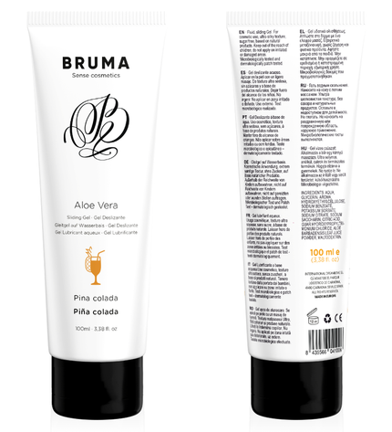 BRUMA - GEL GLISSANT À L''ALOE VERA SAVEUR PINA COLADA 100 ML by BRUMA